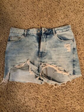 Topshop Mom Jean Shorts